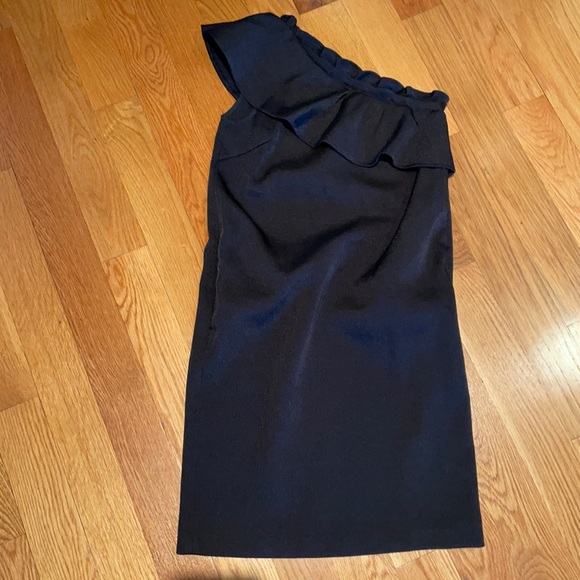 Apiece Apart Black One-Shoulder Dress Sz 0 - Picture 4 of 8